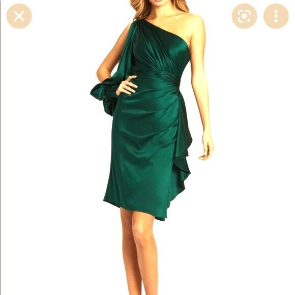 Ieena for Mac Duggal One Shoulder Cocktail Dress - Picture 1 of 4